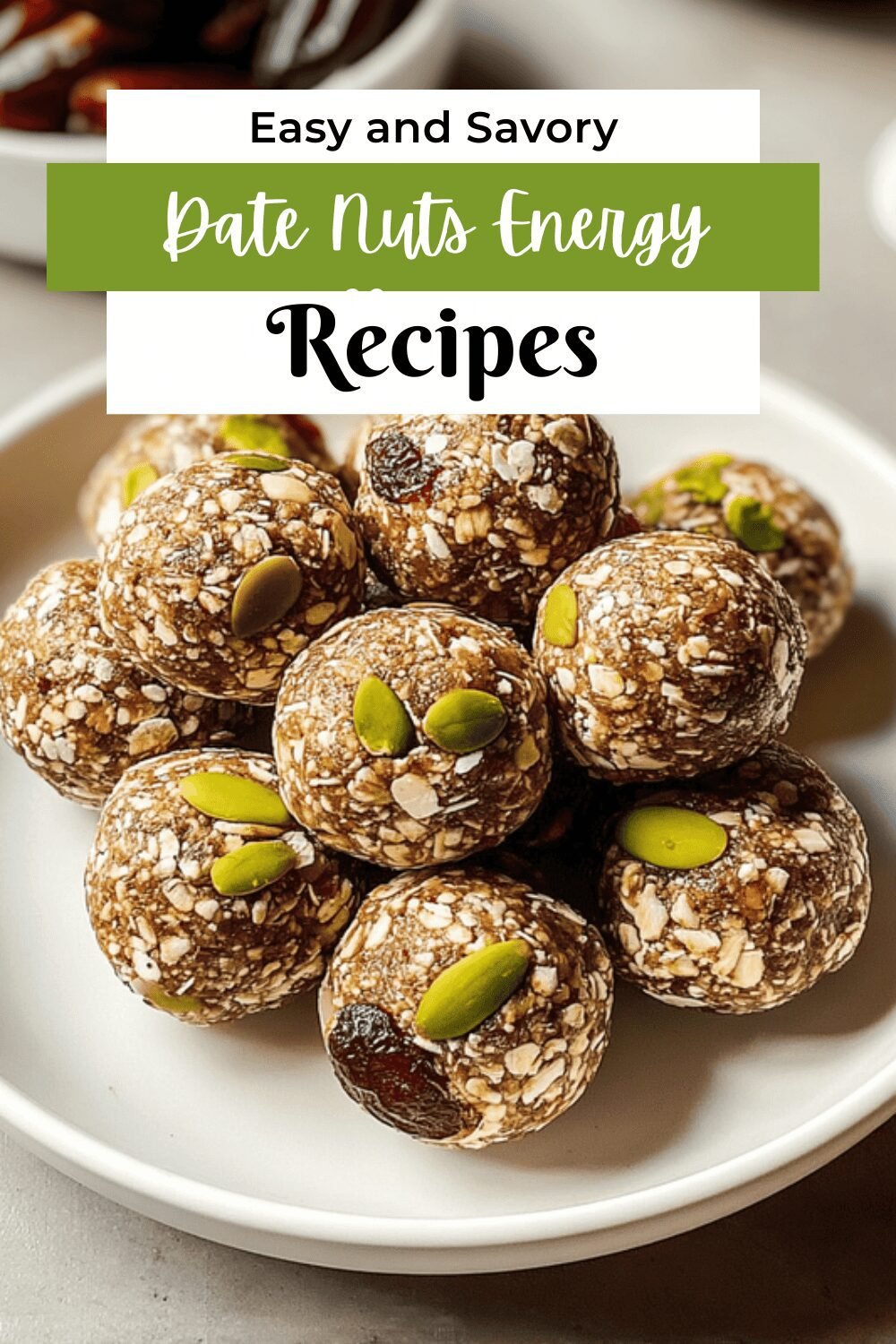 Date Nuts Energy Balls Recipe
