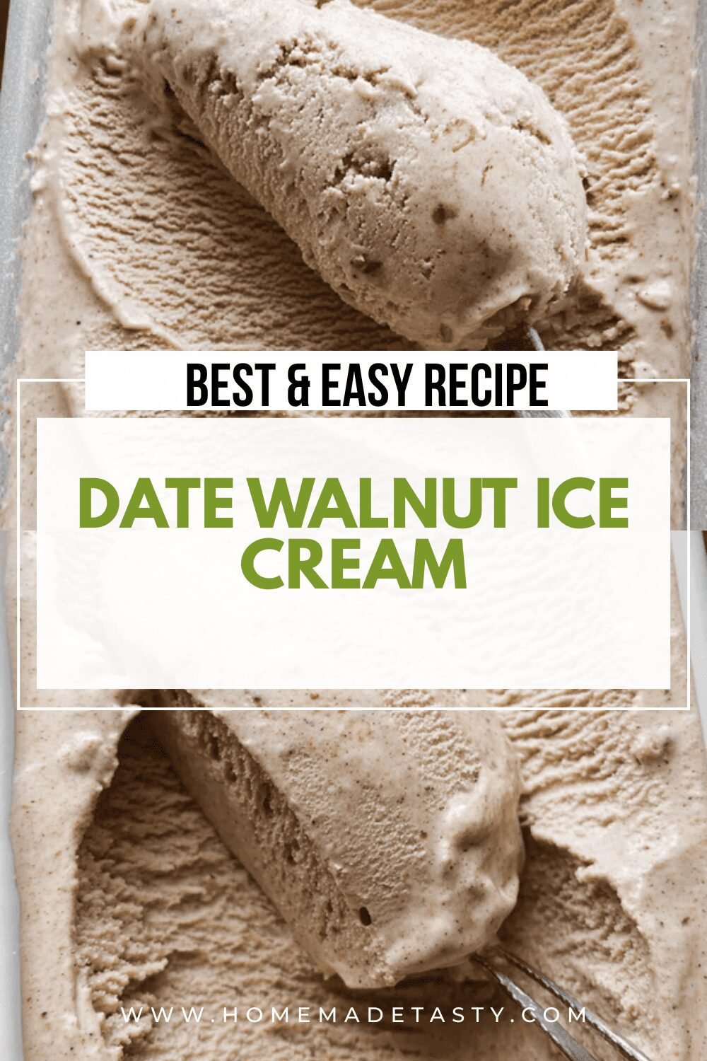 Date Walnut Ice Cream