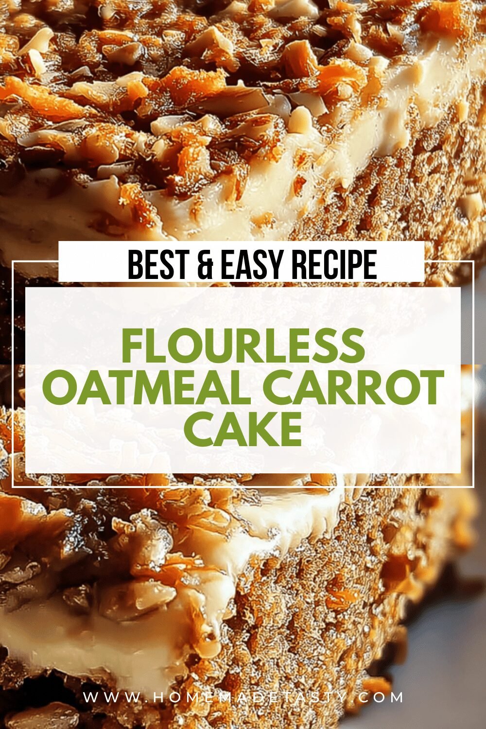 Flourless Oatmeal Carrot Cake