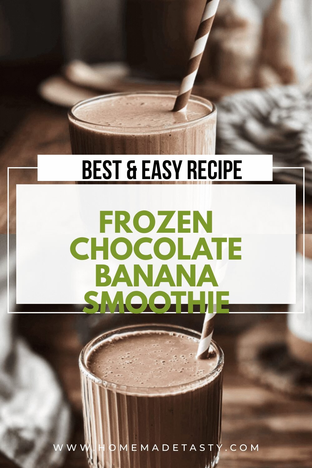 Frozen Chocolate Banana Smoothie