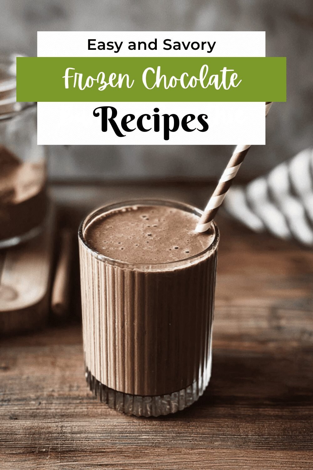 Frozen Chocolate Banana Smoothie