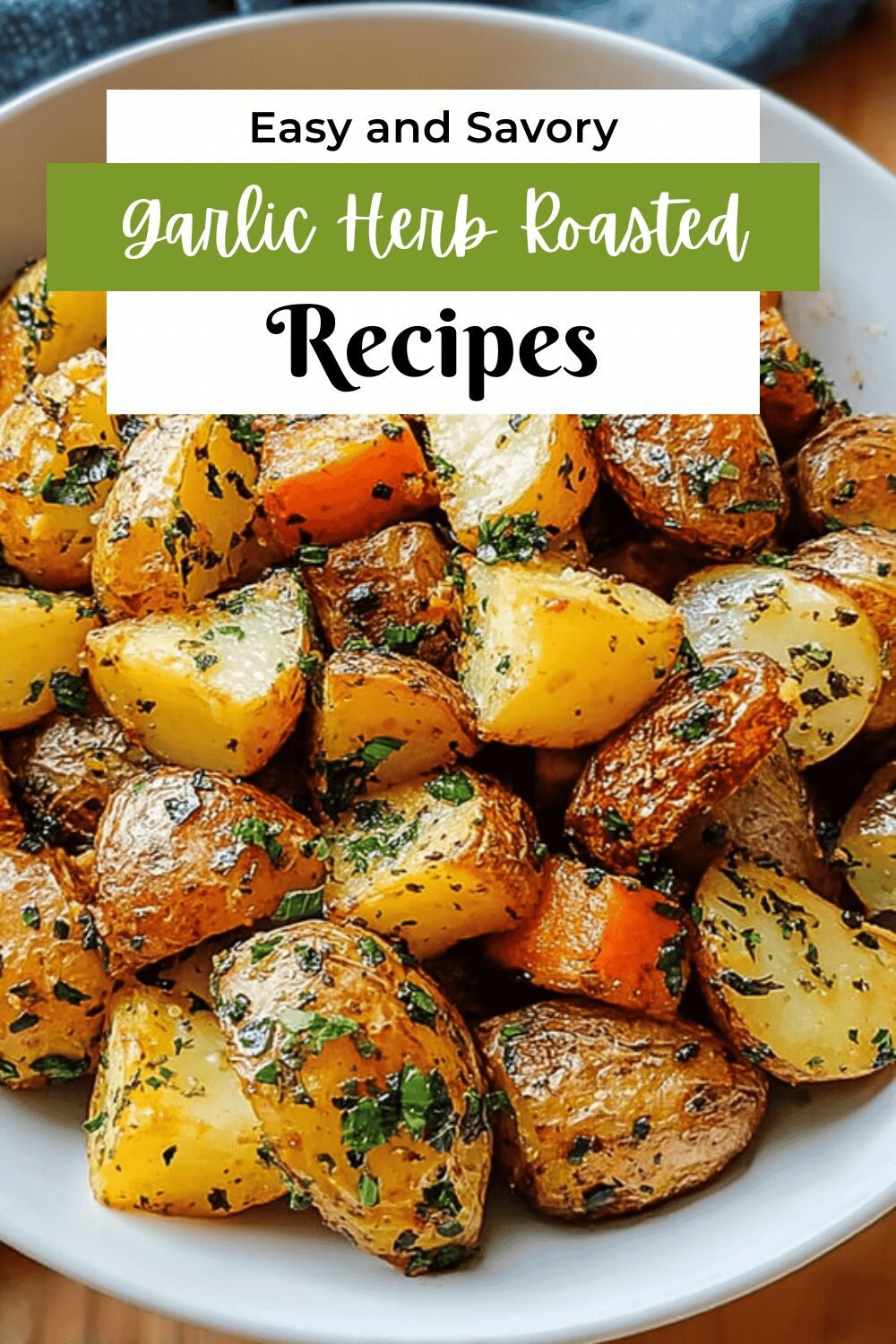 Garlic Roasted Potatoes With Fresh Herbs And Crispy Edges 7 Garlic Herb Roasted Potatoes