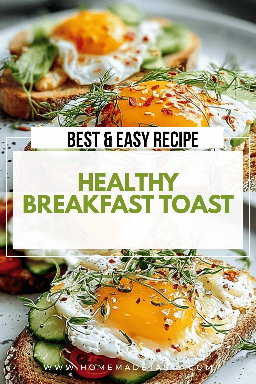 Healthy Breakfast Toast