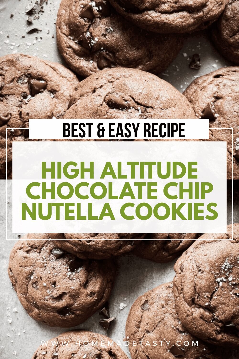 High Altitude Chocolate Chip Cookies With Nutella Swirls 6 High Altitude Chocolate Chip Nutella Cookies