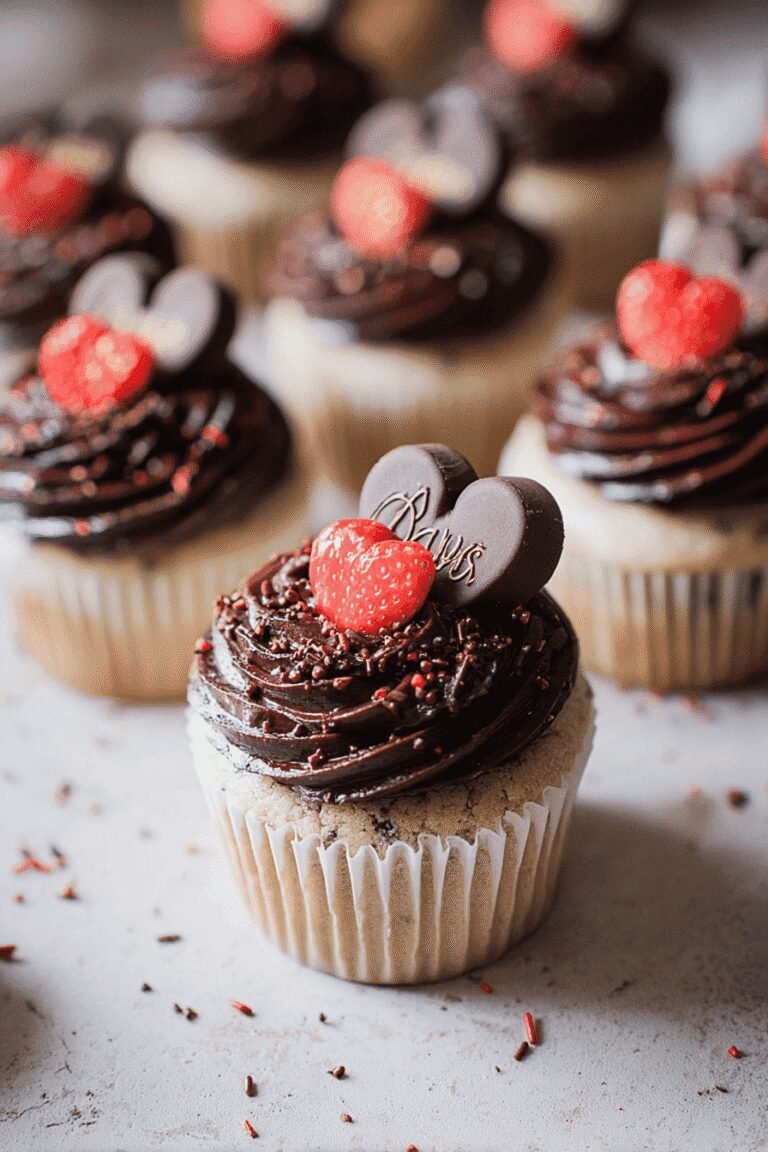 High Altitude Chocolate Strawberry Cupcakes 31.Png