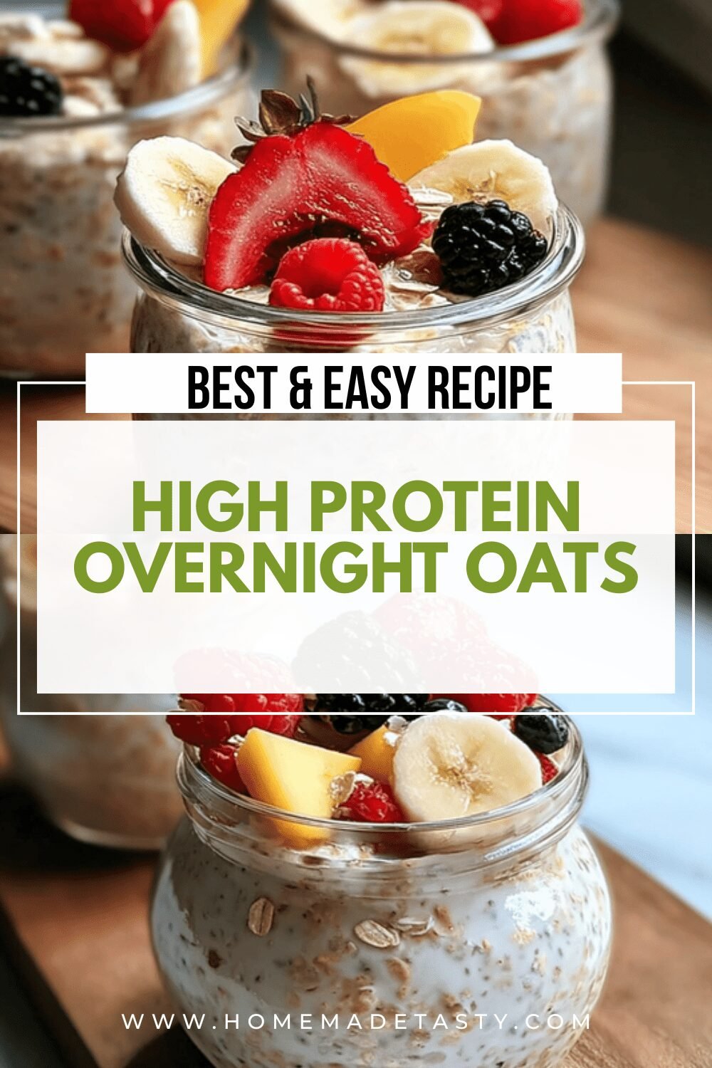 Overnight Oats High Protein Quick Creamy Breakfast 6 High Protein Overnight Oats