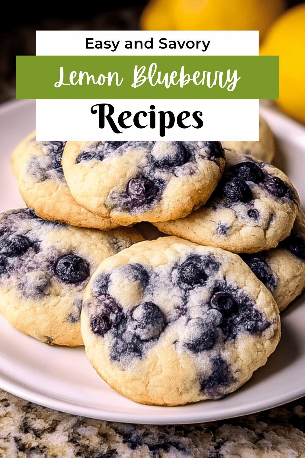 Lemon Blueberry Cookies Recipe