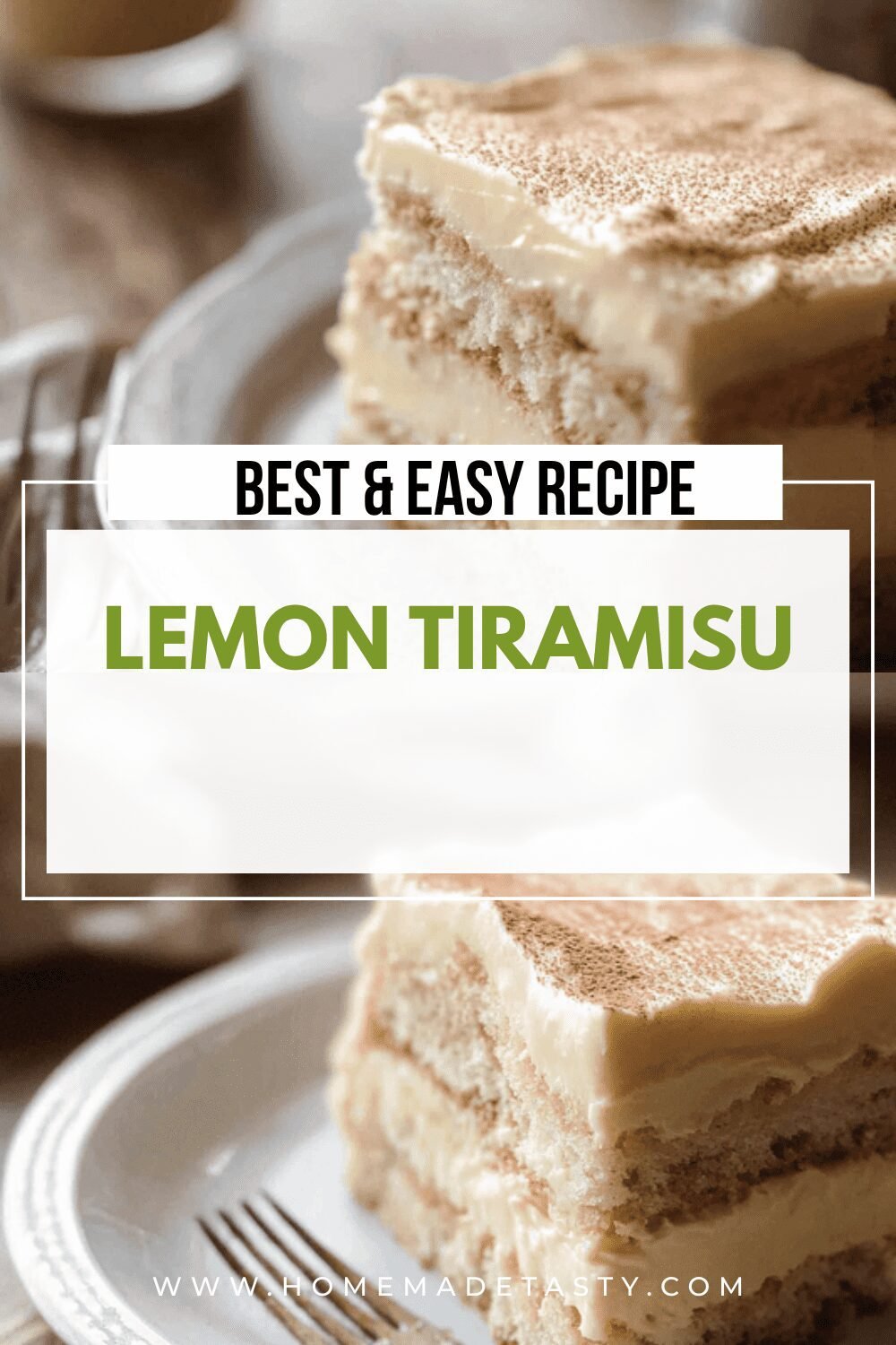 Lemon Tiramisu