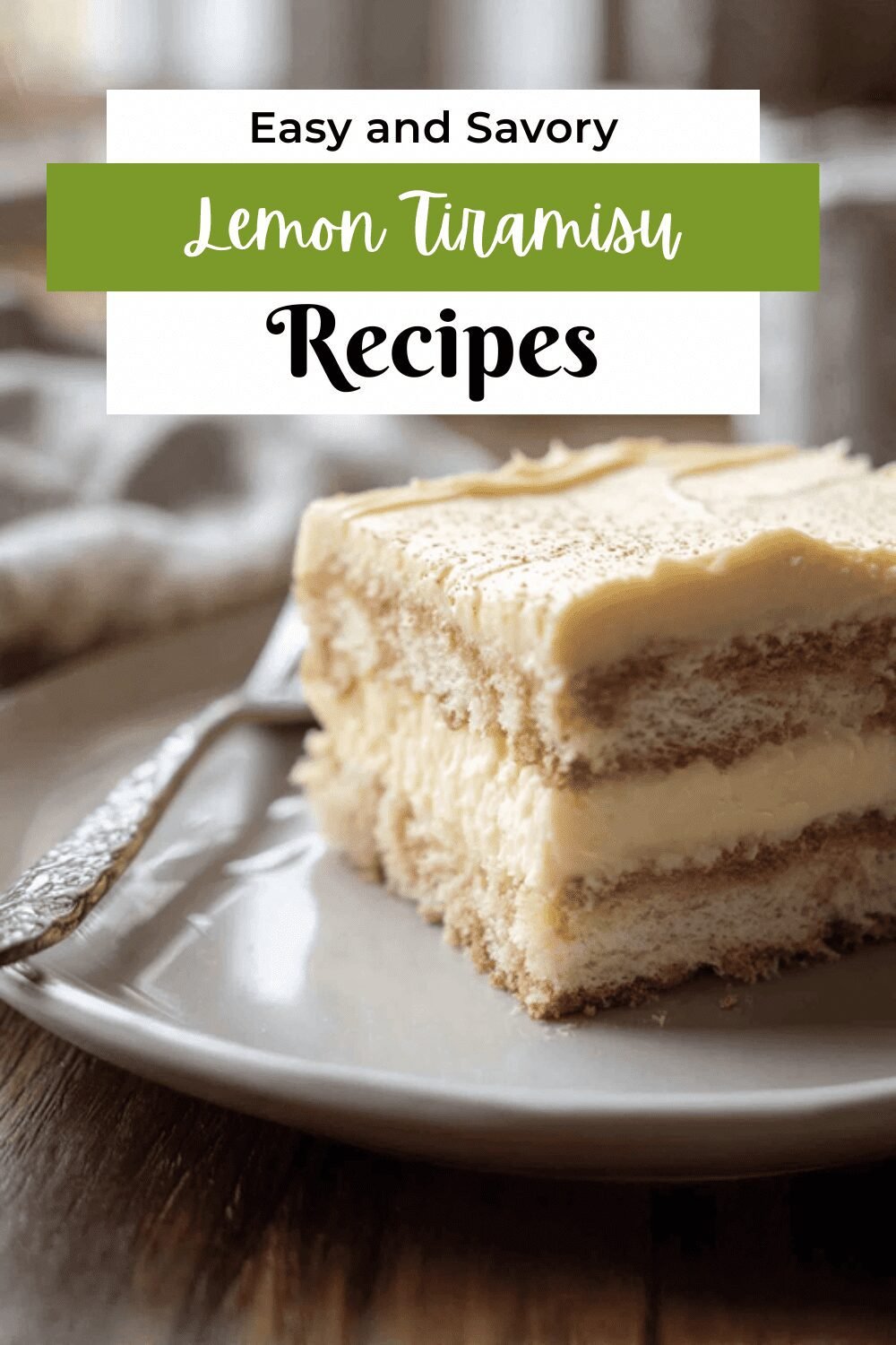 Lemon Tiramisu