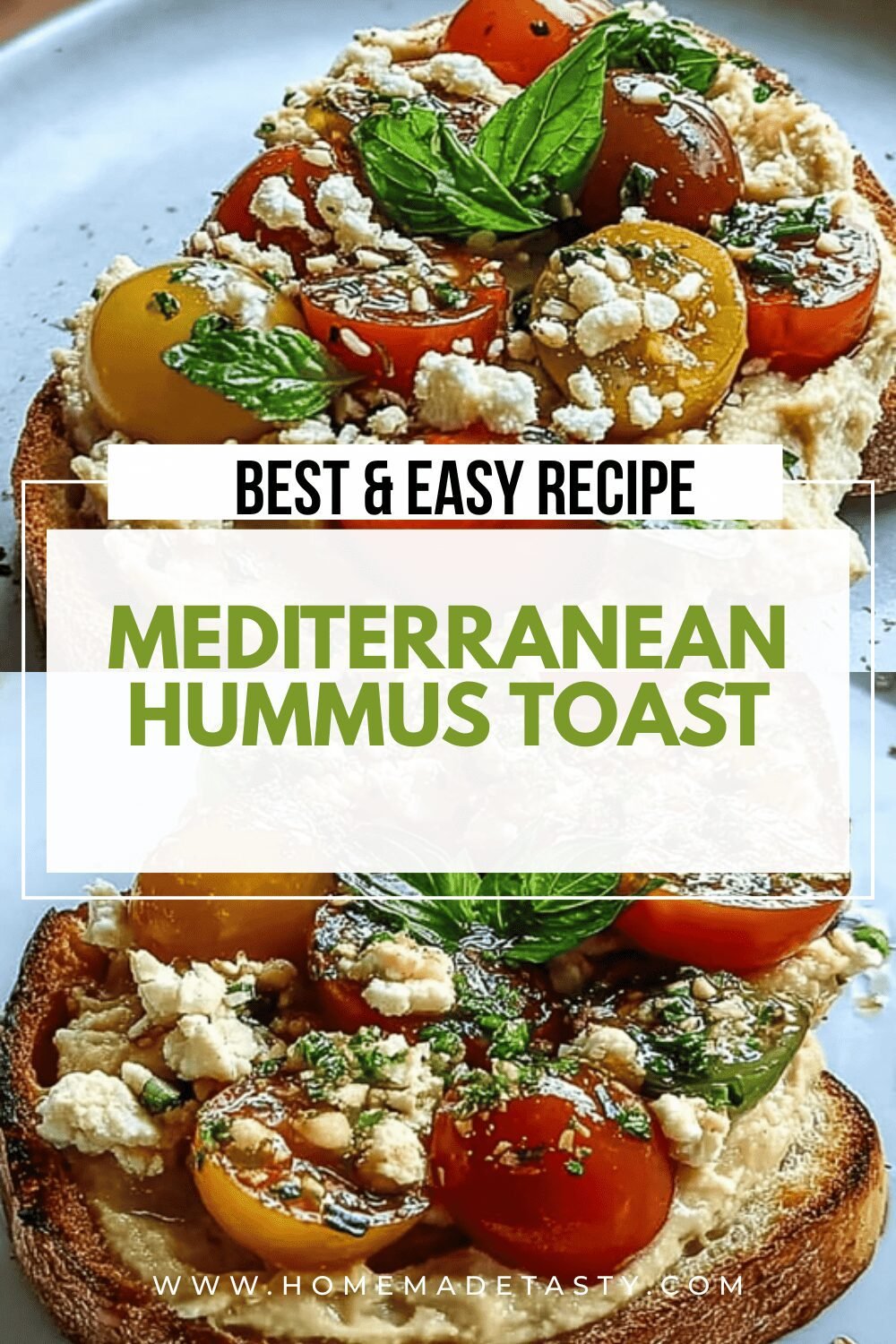 Mediterranean Toast Recipes For A Healthy Morning 6 Mediterranean Hummus Toast