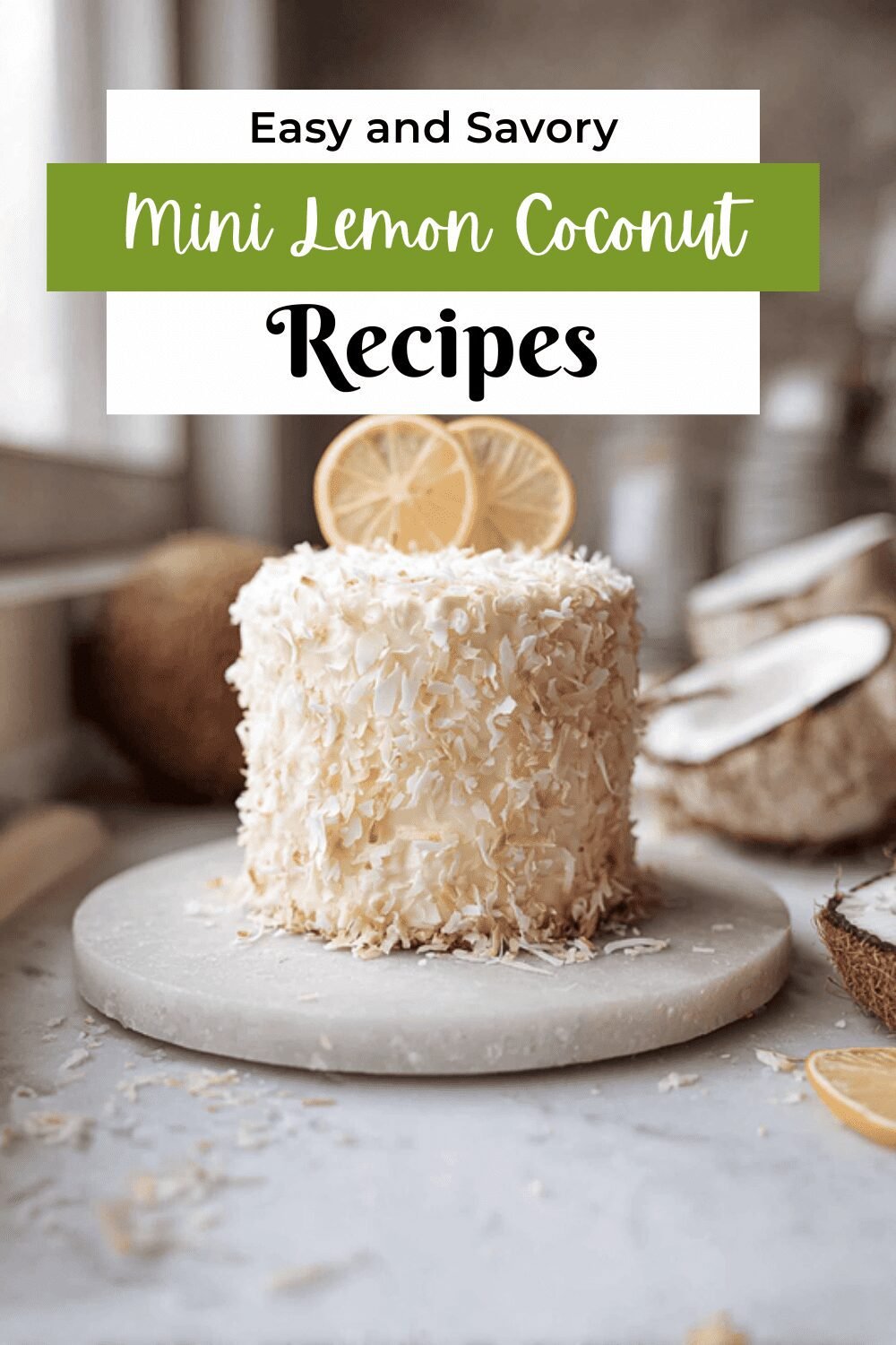 Mini Lemon Coconut Cake Recipe For High Altitude Baking 7 Mini Lemon Coconut Cake