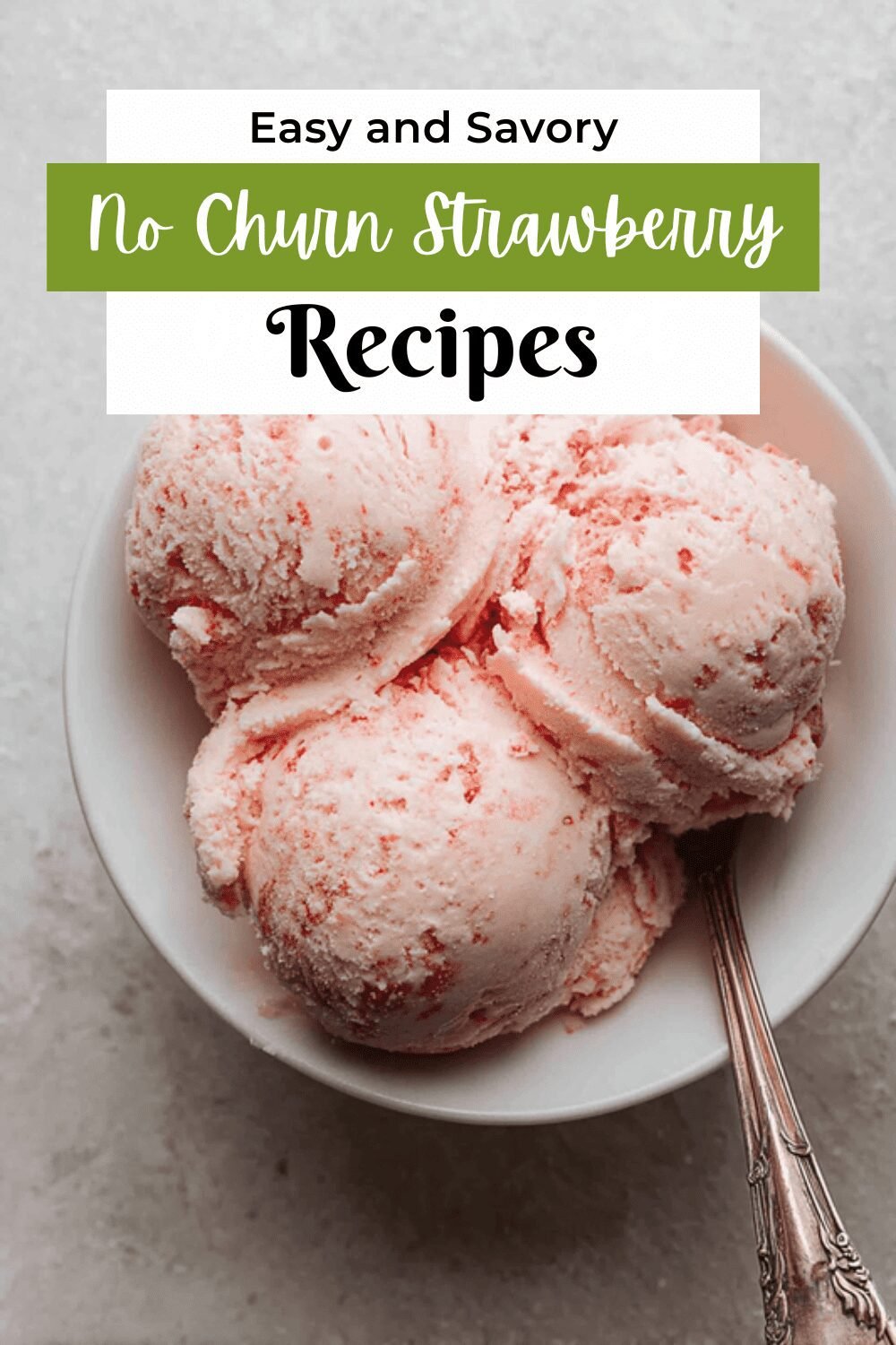 No Churn Strawberry Orange Sherbet