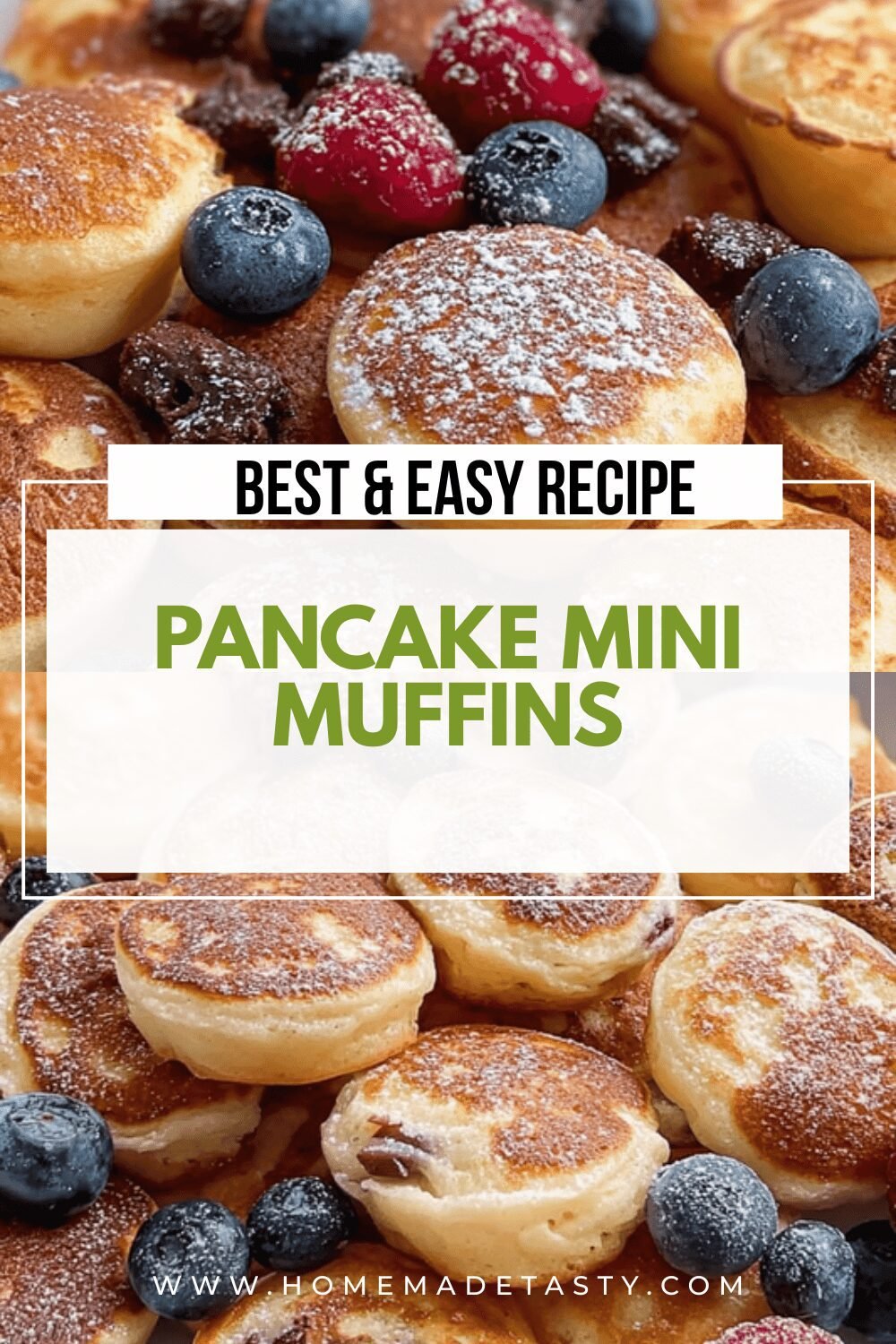 Pancake Mini Muffins Easy Breakfast Recipe 6 Pancake Mini Muffins