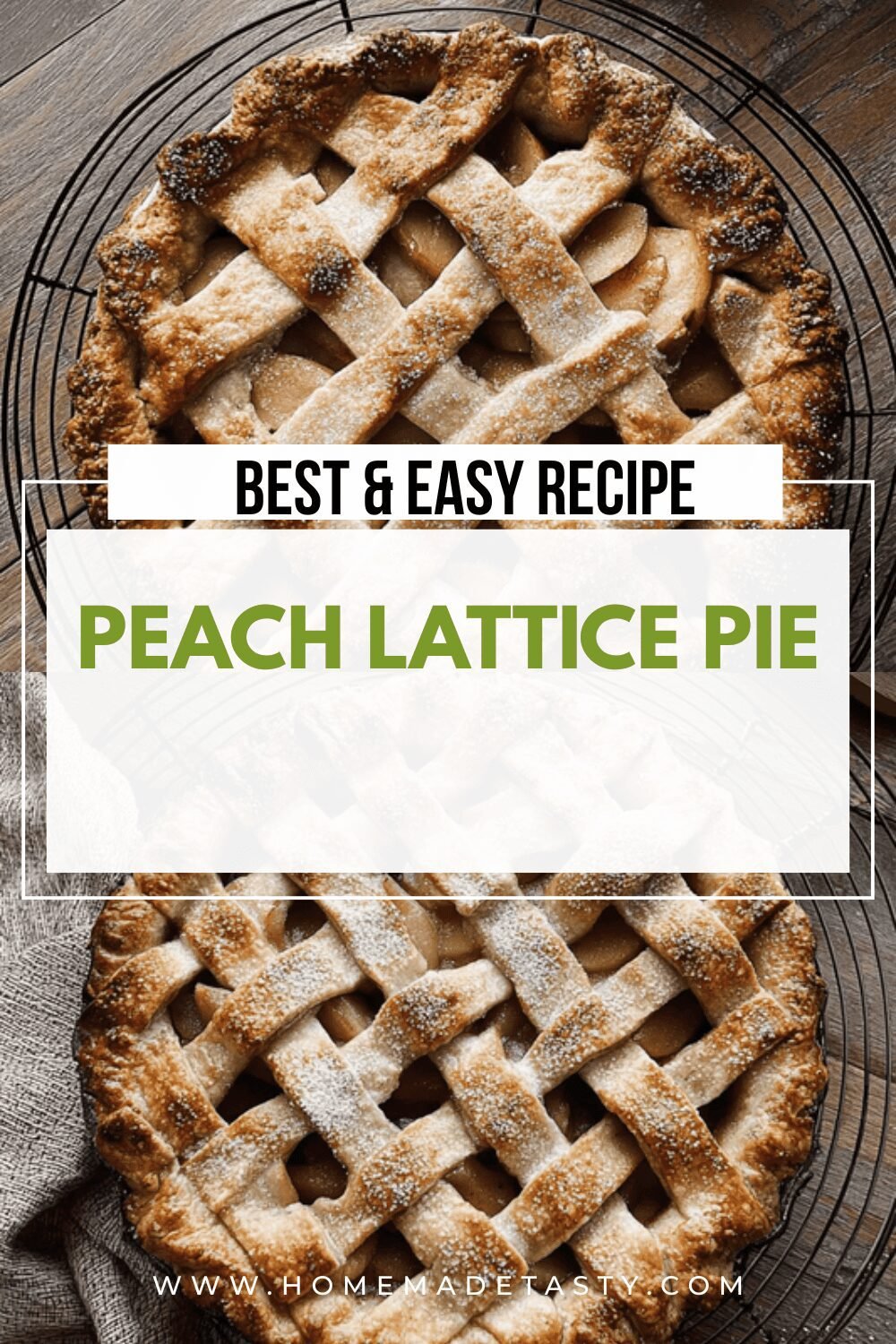 Perfect Peach Pie Recipe With Classic Lattice Crust 6 Peach Lattice Pie