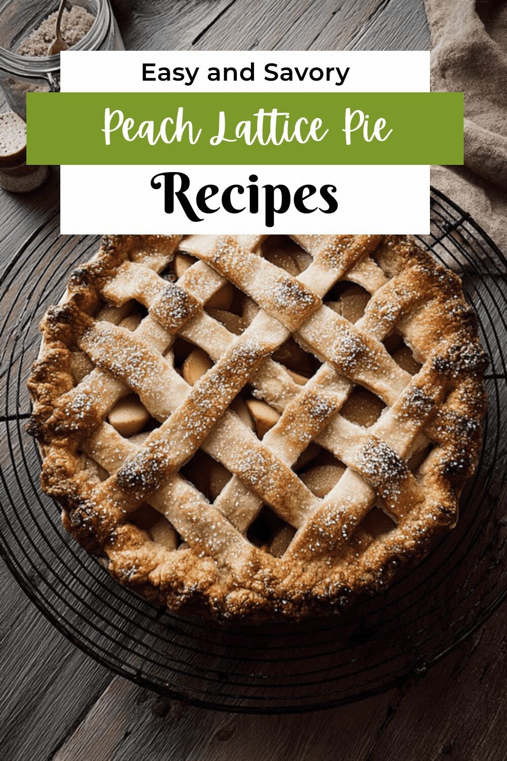 Perfect Peach Pie Recipe With Classic Lattice Crust 7 Peach Lattice Pie