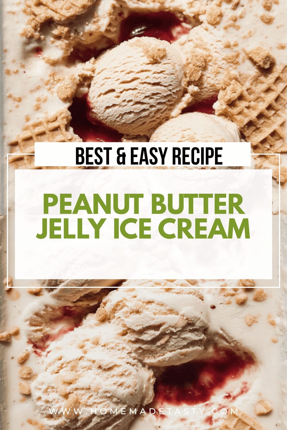 Peanut Butter Jelly Ice Cream