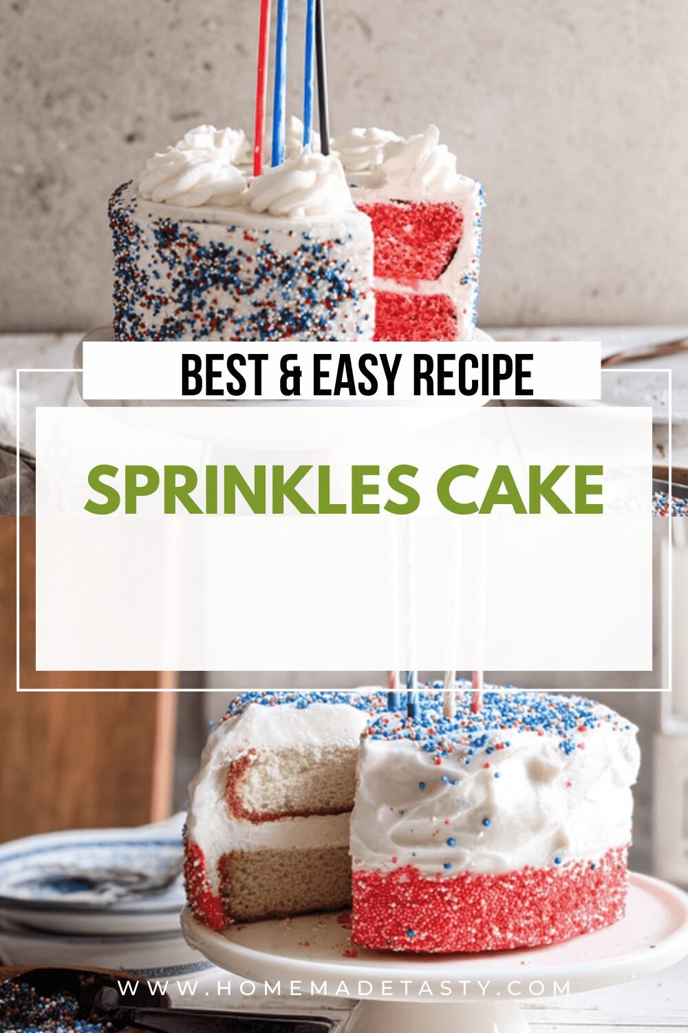 Confetti Birthday Cake Recipe With Classic Funfetti Ingredients 6 Sprinkles Cake