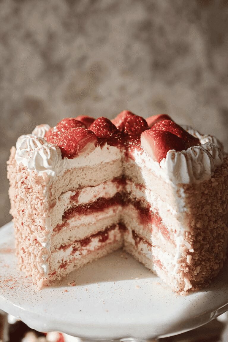 Strawberry Shortcake Crunch Cake 100.Png