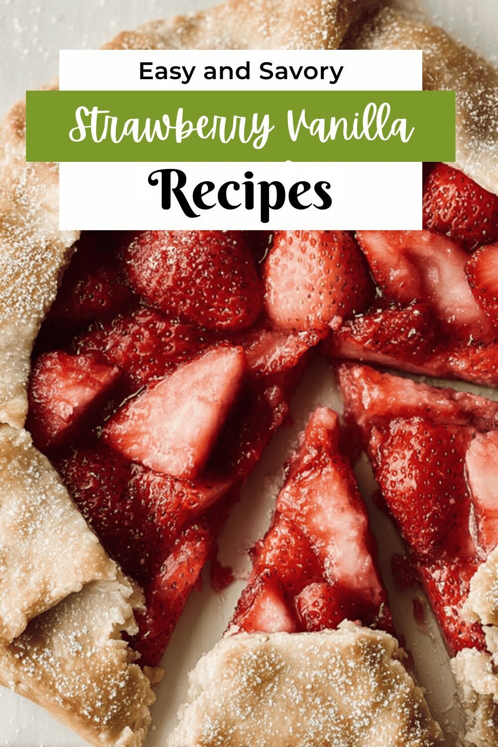 Strawberry Vanilla Bean Galette