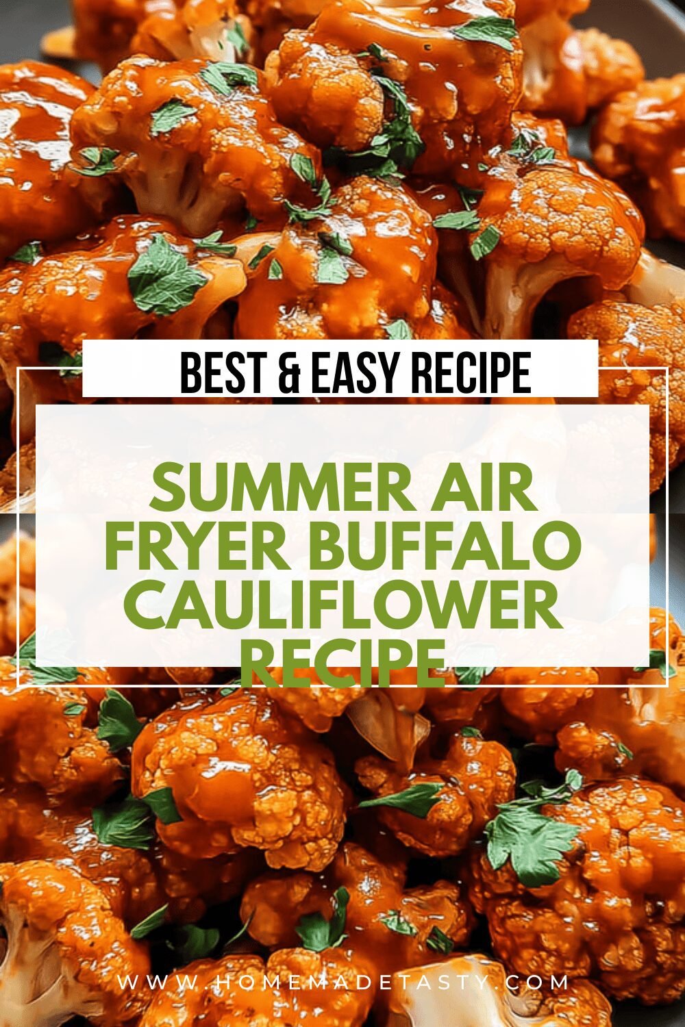 Summer Air Fryer Buffalo Cauliflower Recipe
