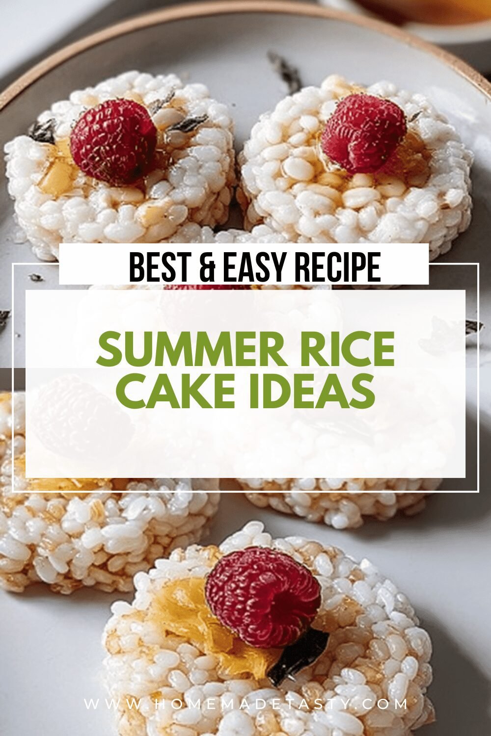 Summer Rice Cake Ideas