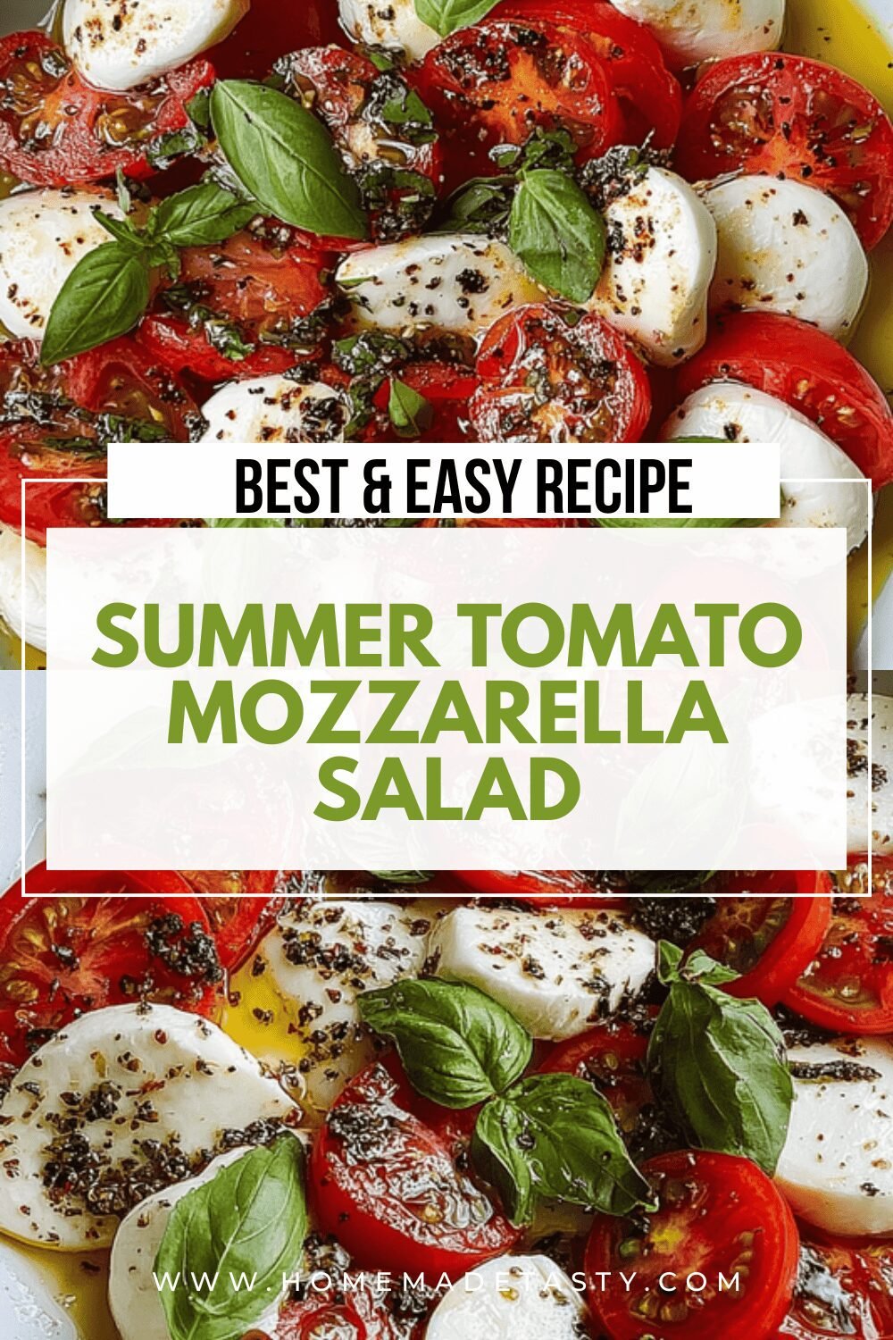 Caprese Salad Simple Recipe With Fresh Tomatoes And Mozzarella 6 Summer Tomato Mozzarella Salad