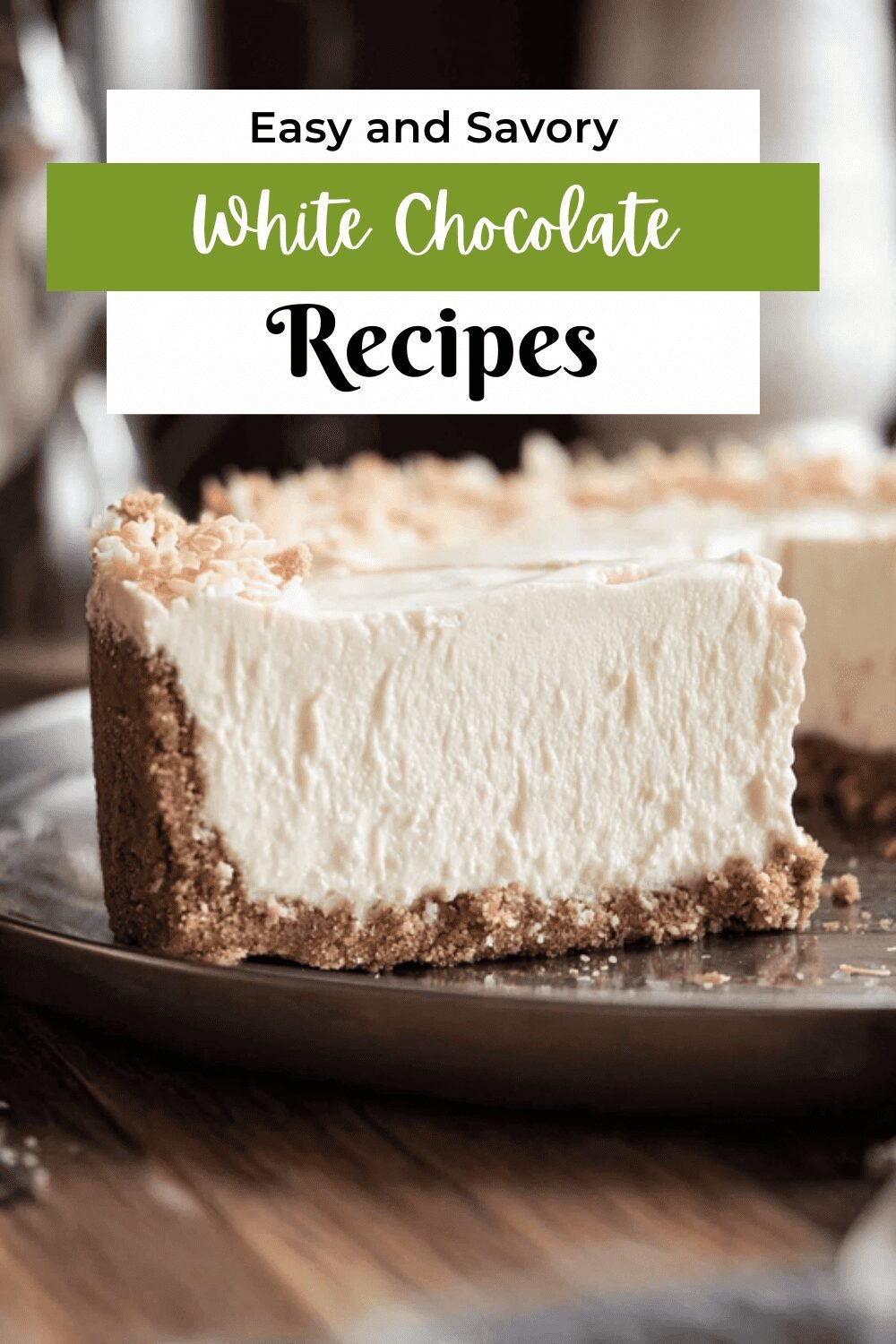 White Chocolate Coconut Cheesecake