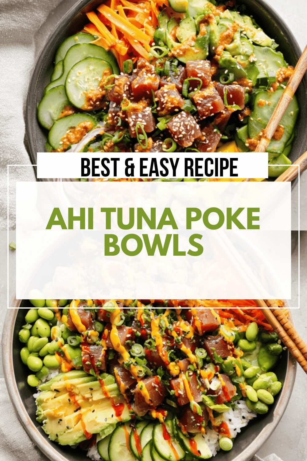 Ahi Tuna Poke Recipes With Fresh, Flavorful Ingredients For Every Meal 6 Ahi Tuna Poke Bowls