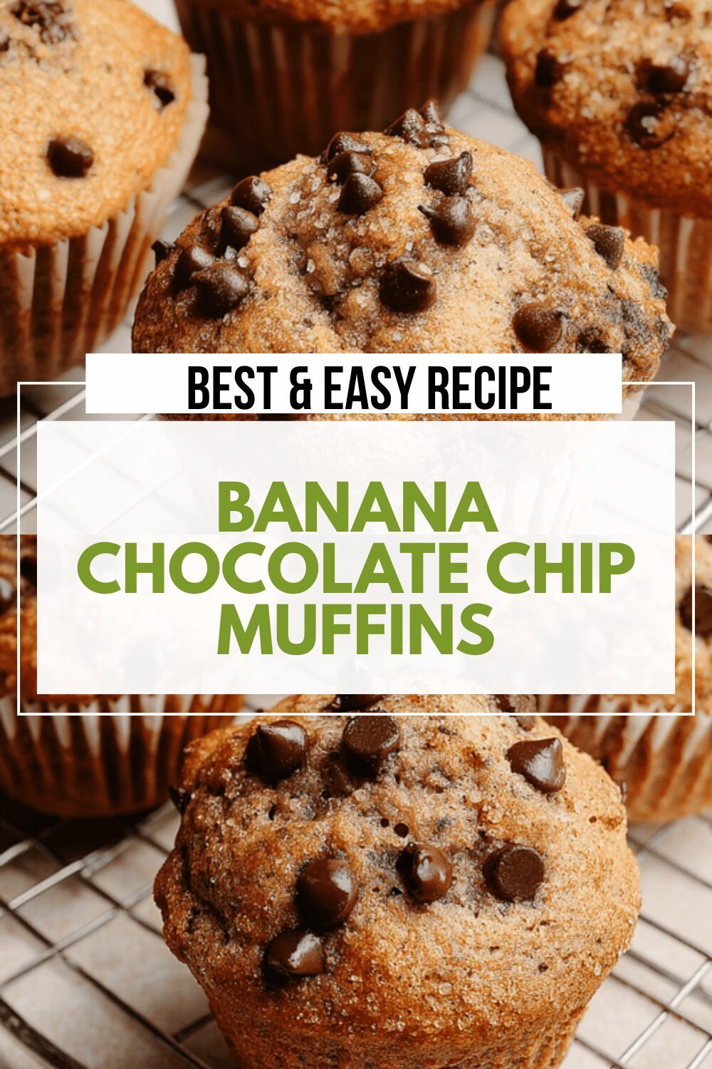 Banana Chocolate Chip Muffins