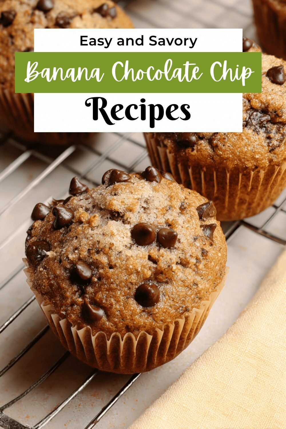 Banana Chocolate Chip Muffins