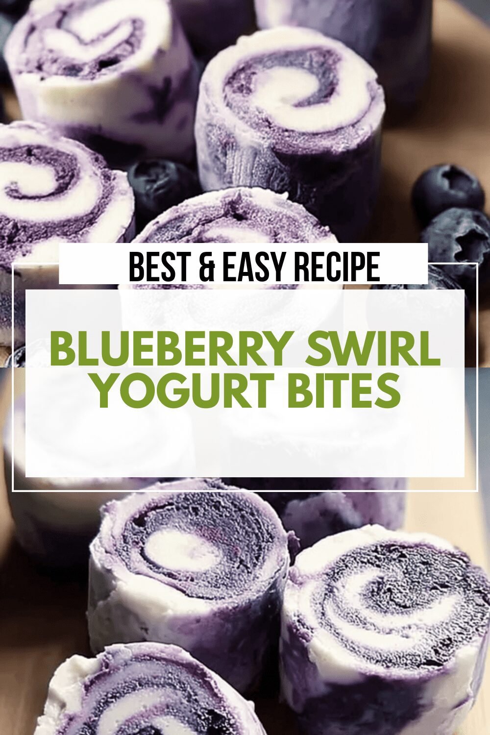 Blueberry Frozen Yogurt Bites Recipes For Easy And Refreshing Snacks 6 Blueberry Swirl Yogurt Bites