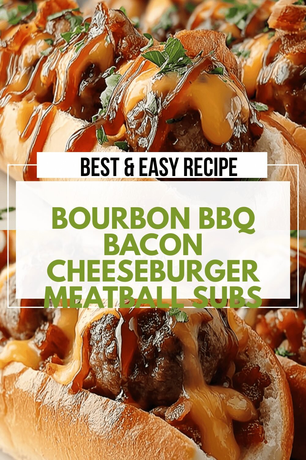 Bourbon Bbq Bacon Cheeseburger Meatball Subs Recipe 6 Bourbon Bbq Bacon Cheeseburger Meatball Subs