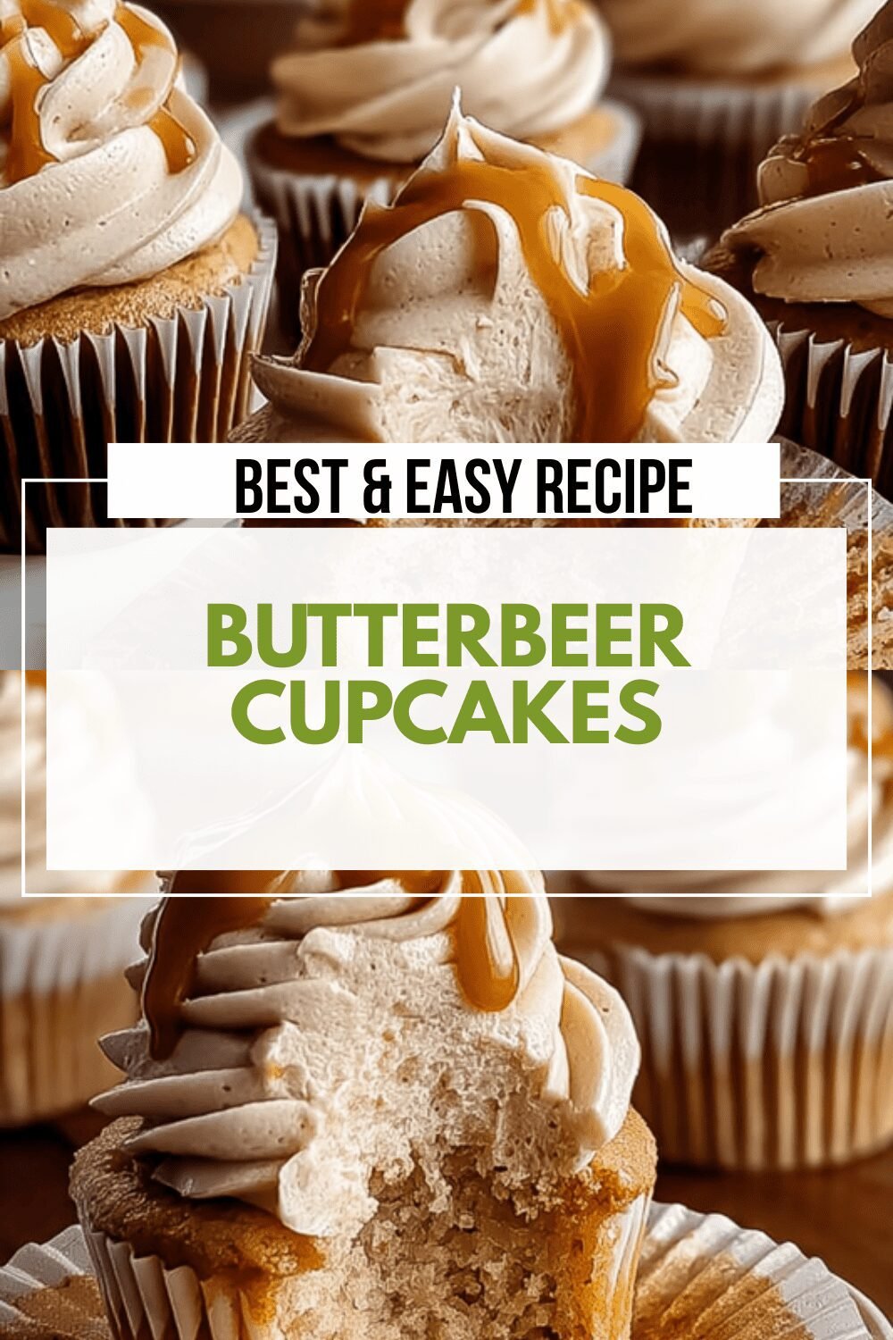 Butterbeer Cupcakes Recipe Inspired By Harry Potter 6 Butterbeer Cupcakes
