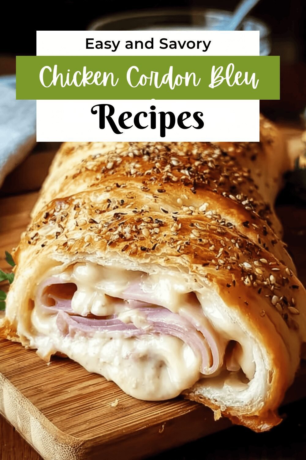 Chicken Cordon Bleu Stromboli Recipe