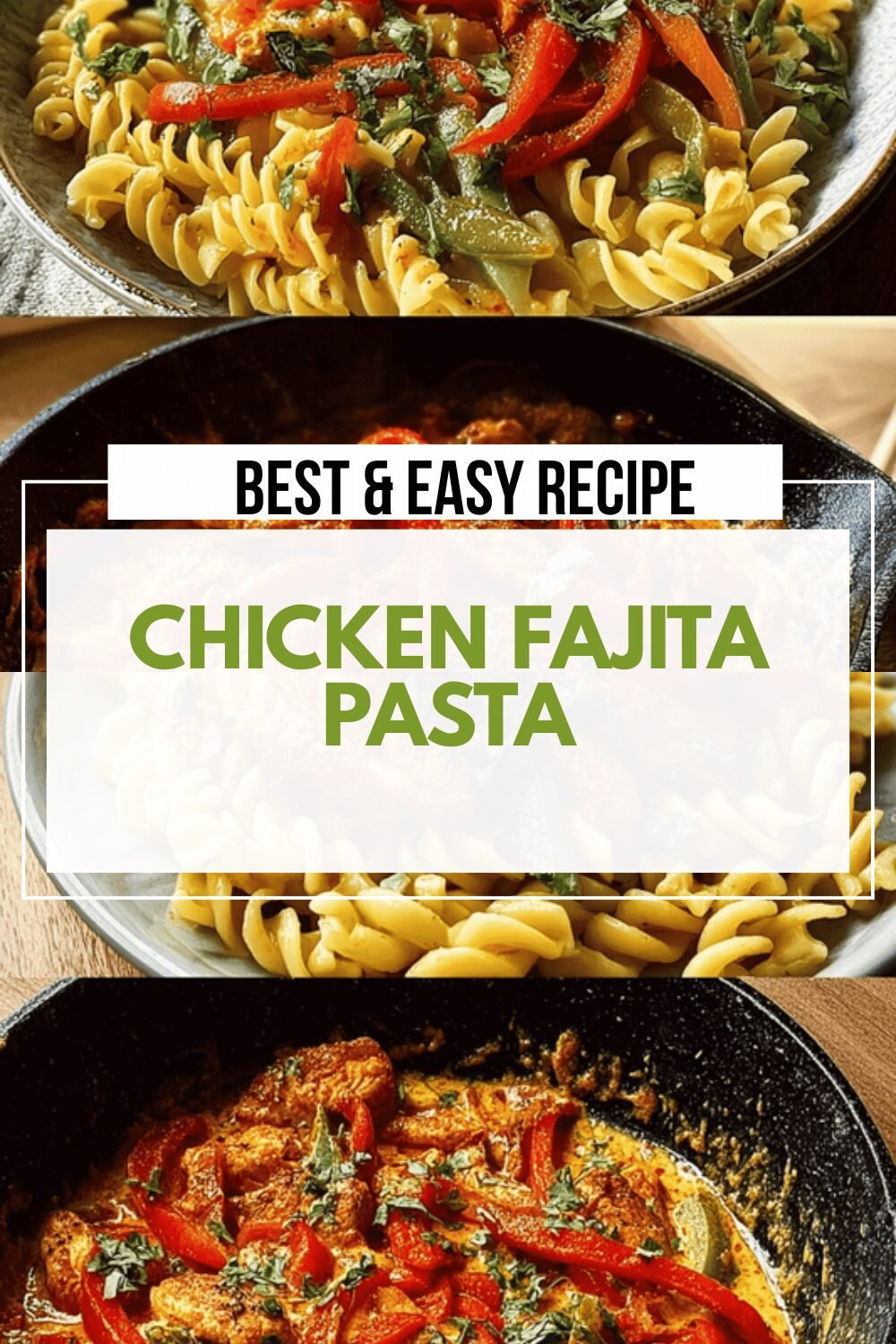 Creamy Chicken Fajita Pasta Recipe With Bell Peppers And Cheese 6 Chicken Fajita Pasta