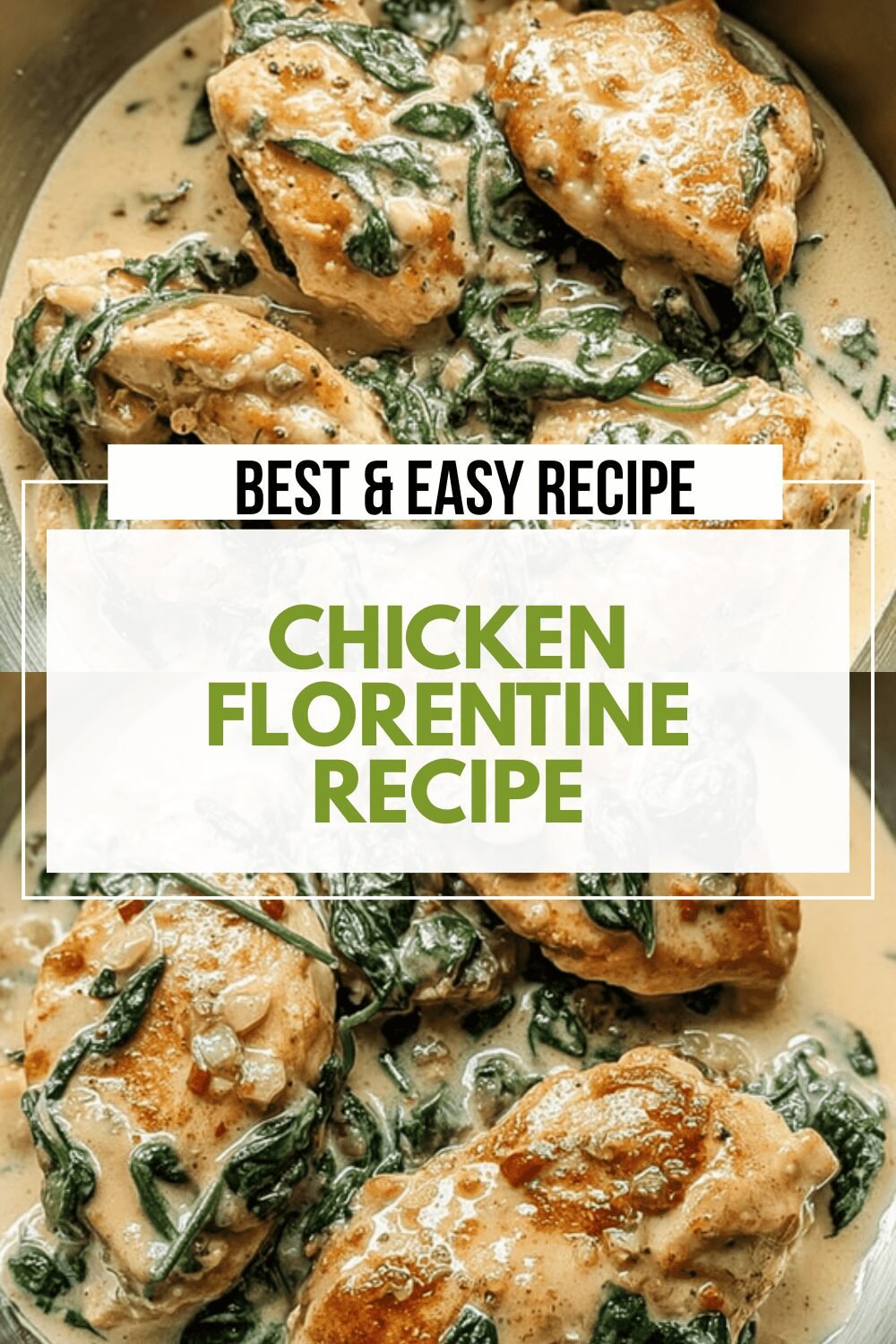 Creamy Chicken Florentine Recipe With Spinach And Garlic Sauce 6 Chicken Florentine Recipe