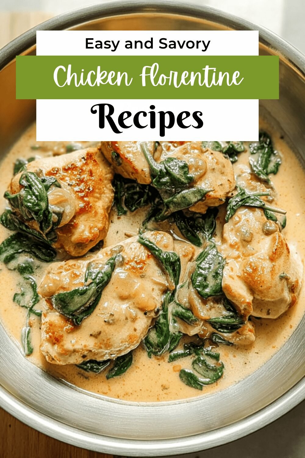 Creamy Chicken Florentine Recipe With Spinach And Garlic Sauce 7 Chicken Florentine Recipe