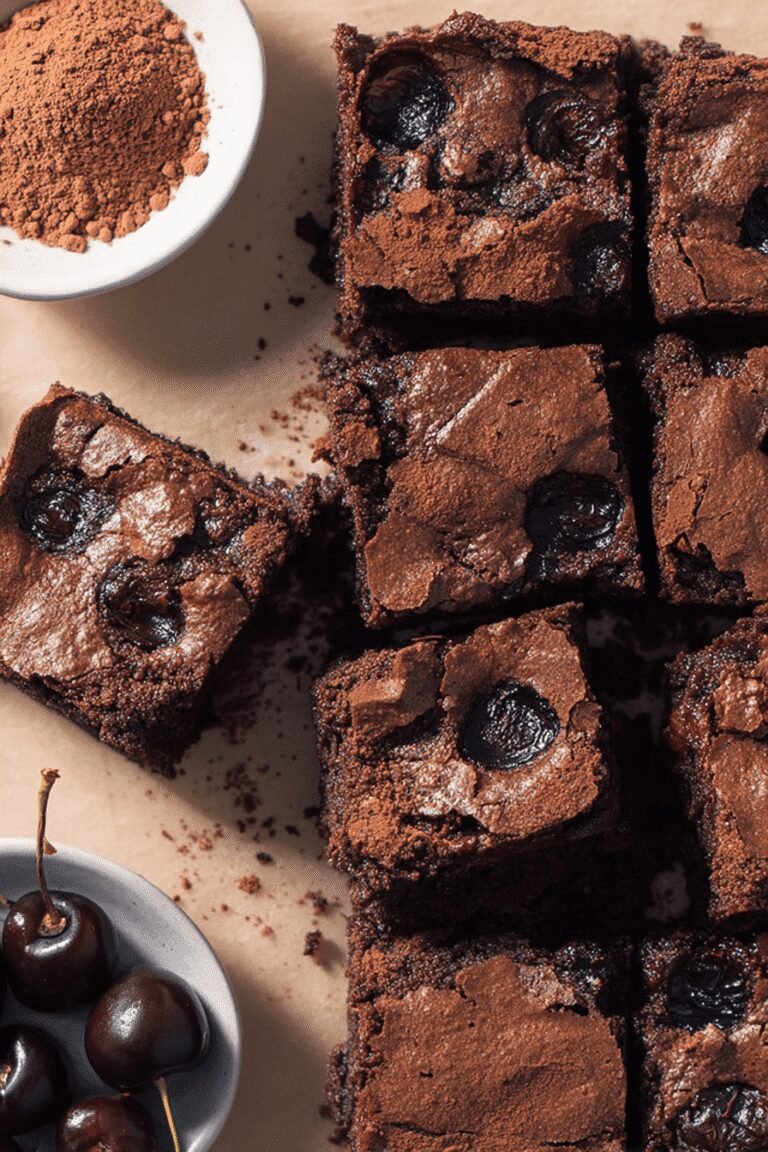 Chocolate Cherry Brownies 85.Png