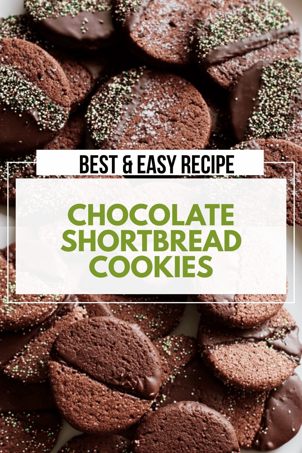 Chocolate Shortbread Cookies