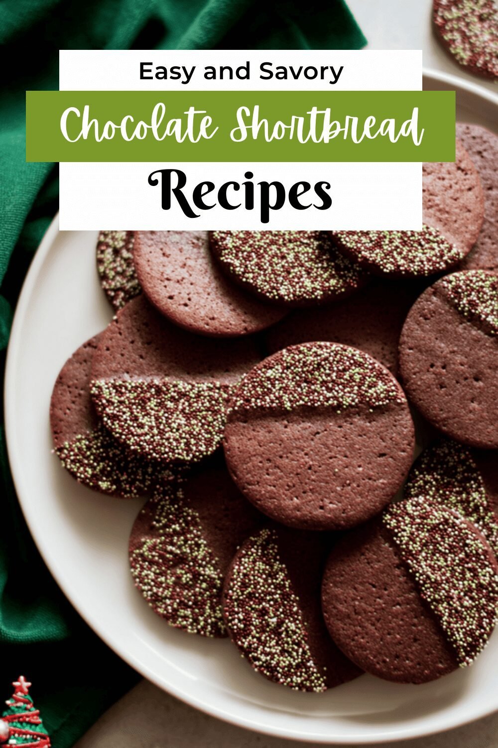 Chocolate Shortbread Cookies