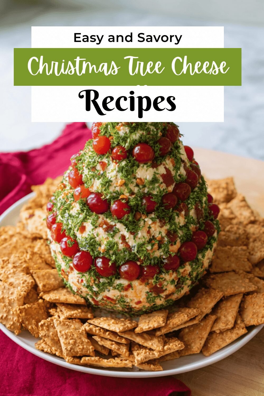 Christmas Tree Cheese Ball