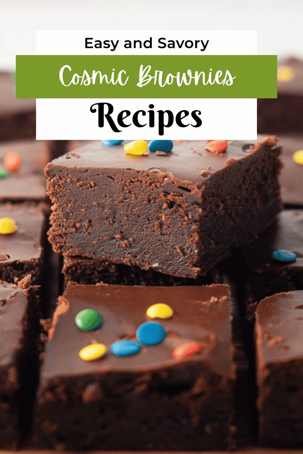 Cosmic Brownies Recipe With Classic Chocolate And Sprinkles 7 Cosmic Brownies