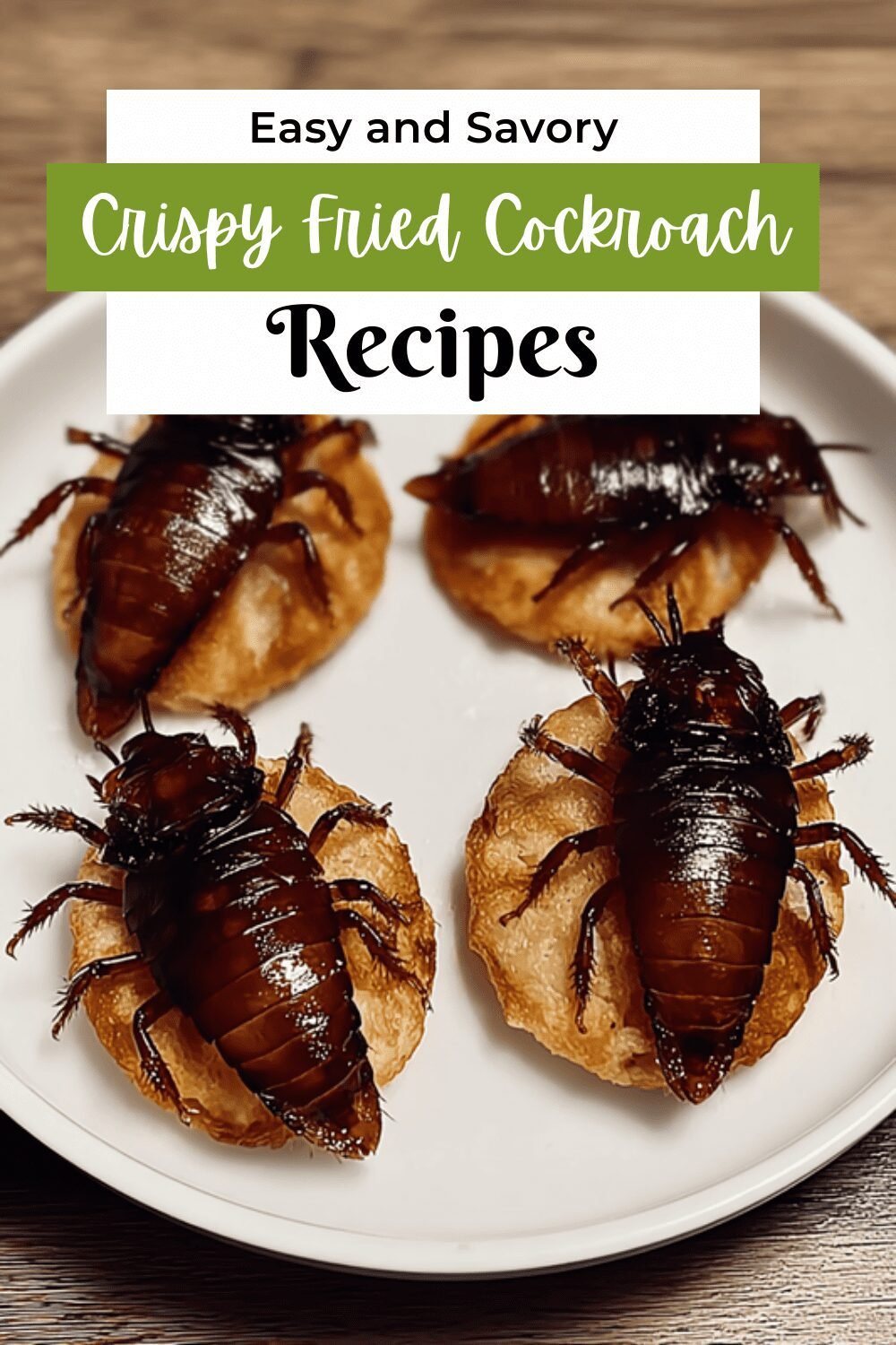 Crispy Fried Cockroach Donut