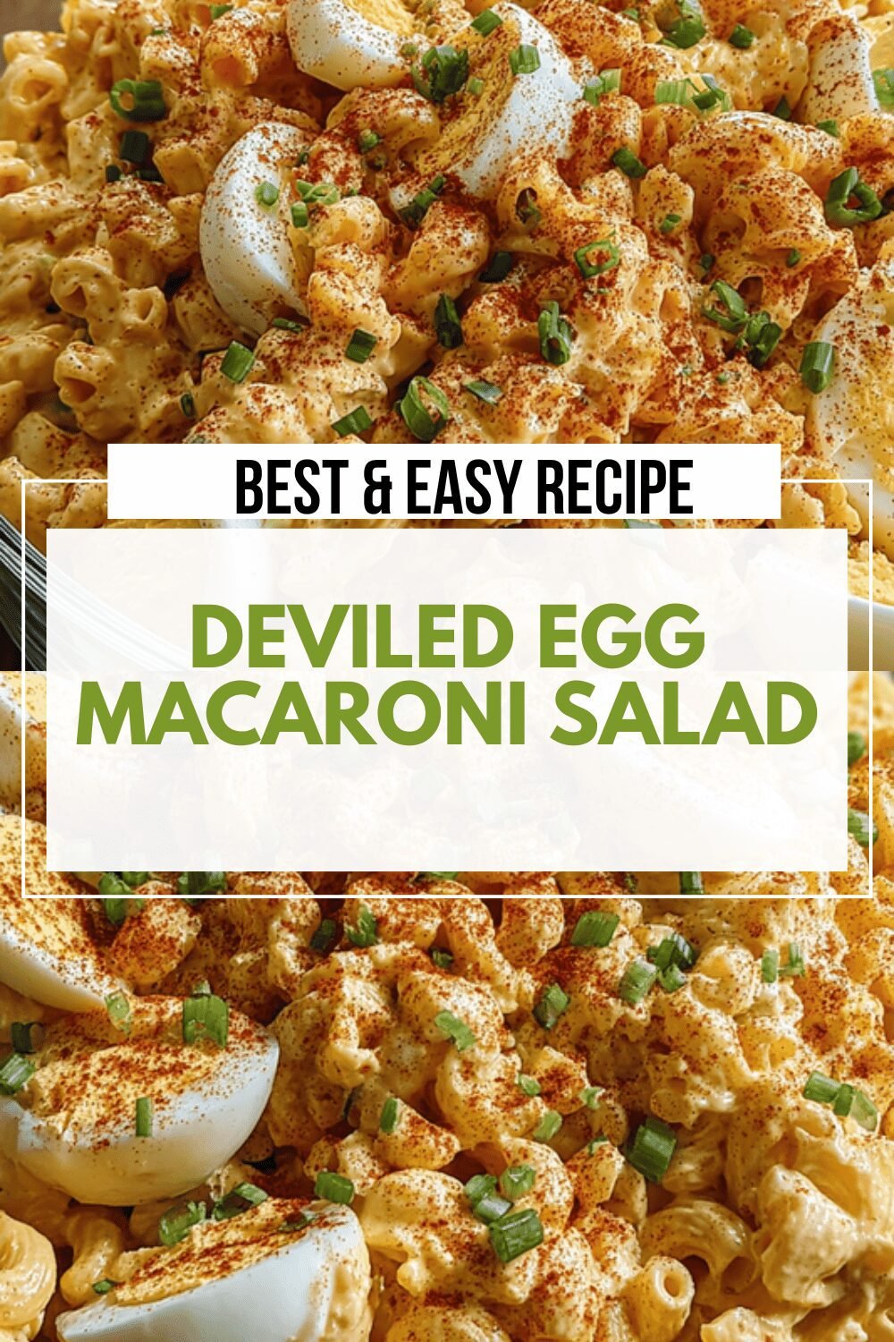 Deviled Egg Macaroni Salad