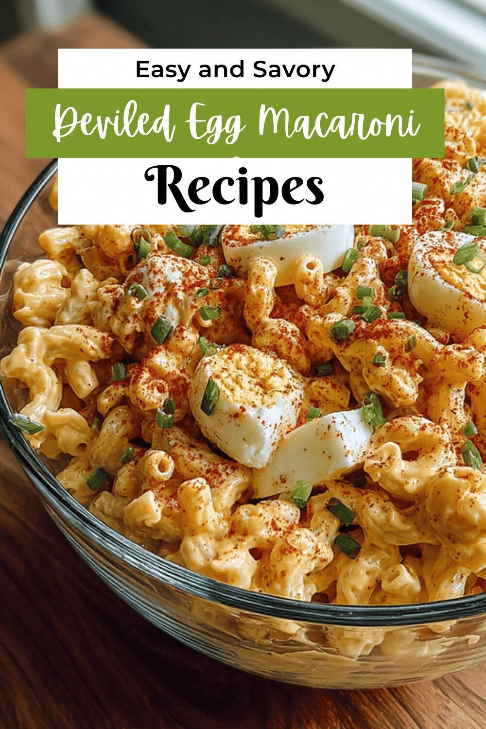 Deviled Egg Macaroni Salad