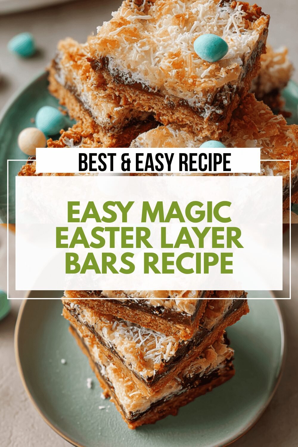 Easter Magic Bars Recipe With Sweet And Crunchy Layers 6 Easy Magic Easter Layer Bars Recipe