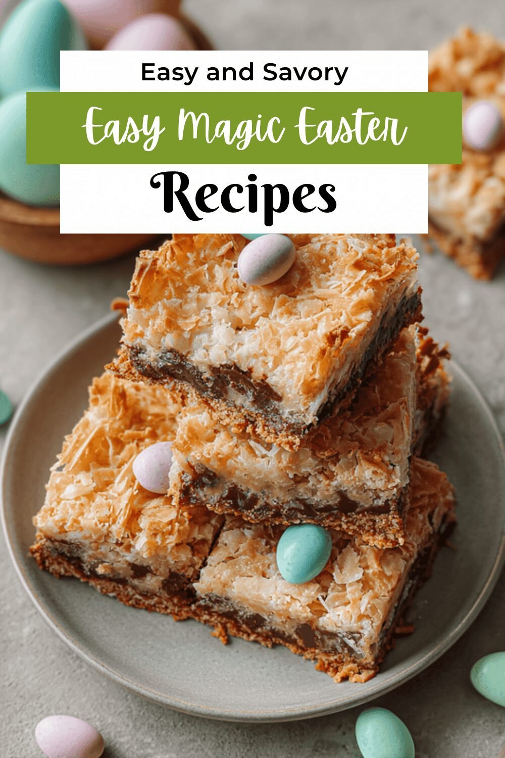 Easter Magic Bars Recipe With Sweet And Crunchy Layers 7 Easy Magic Easter Layer Bars Recipe
