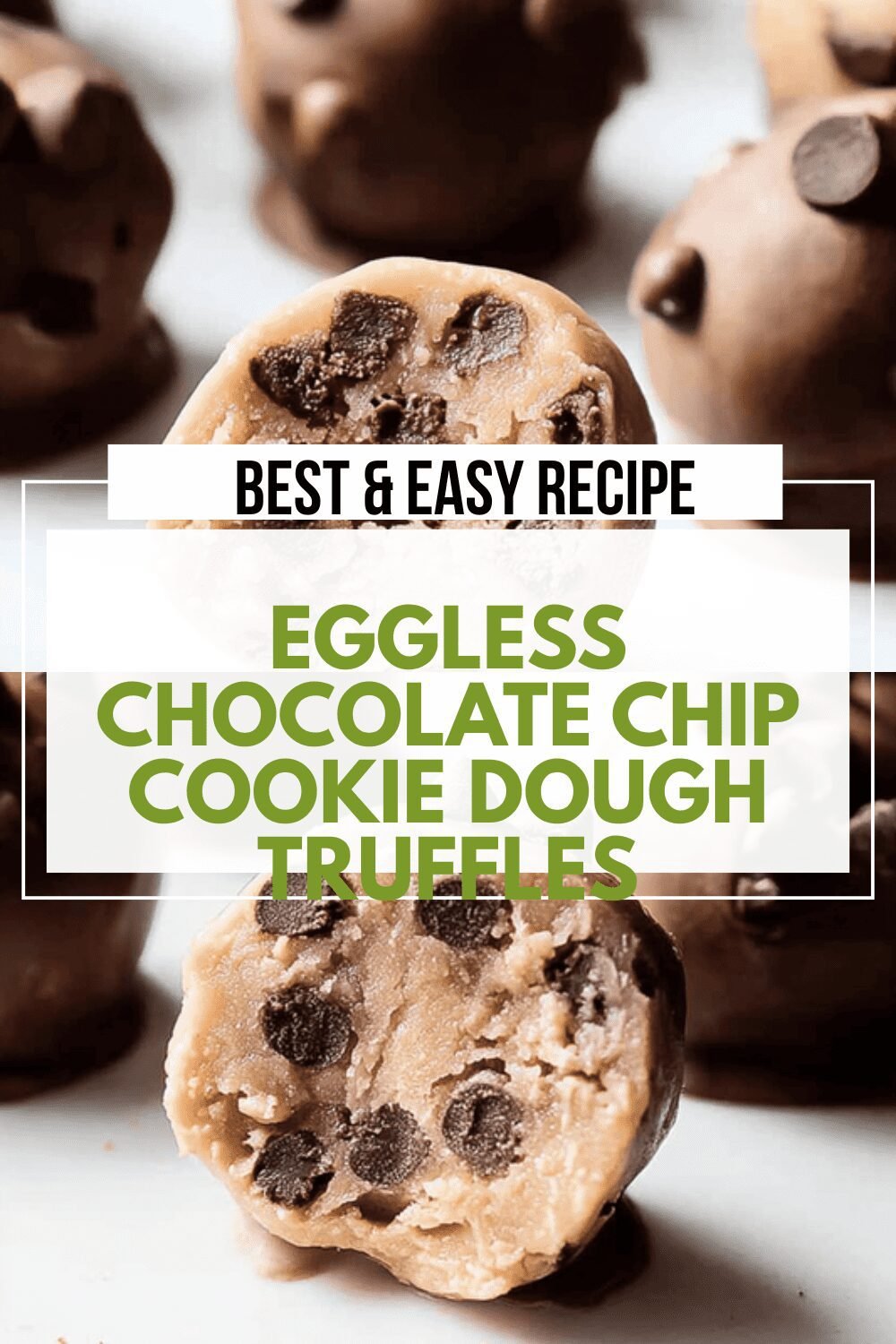 Chocolate Chip Cookie Dough Truffles Recipe For Sweet Treats 6 Eggless Chocolate Chip Cookie Dough Truffles