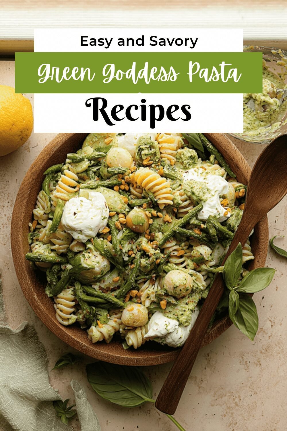 Green Goddess Pasta Salad Recipe With Fresh Herbs And Creamy Dressing 7 Green Goddess Pasta Salad