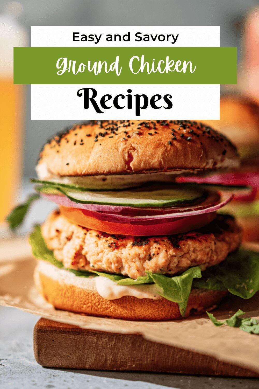 Ground Chicken Burger Recipe With Simple Ingredients And Easy Steps 7 Ground Chicken Burgers